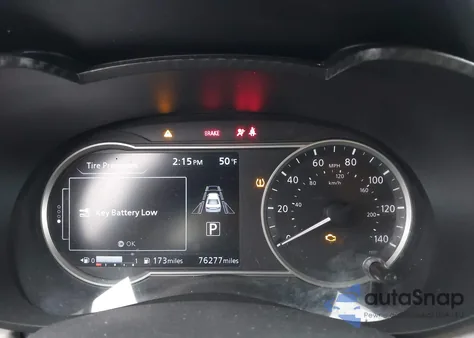 2021 Nissan Versa Sv Xtronic Cvt z USA, uszkodzony, nr VIN 3N1CN8EV6ML816532